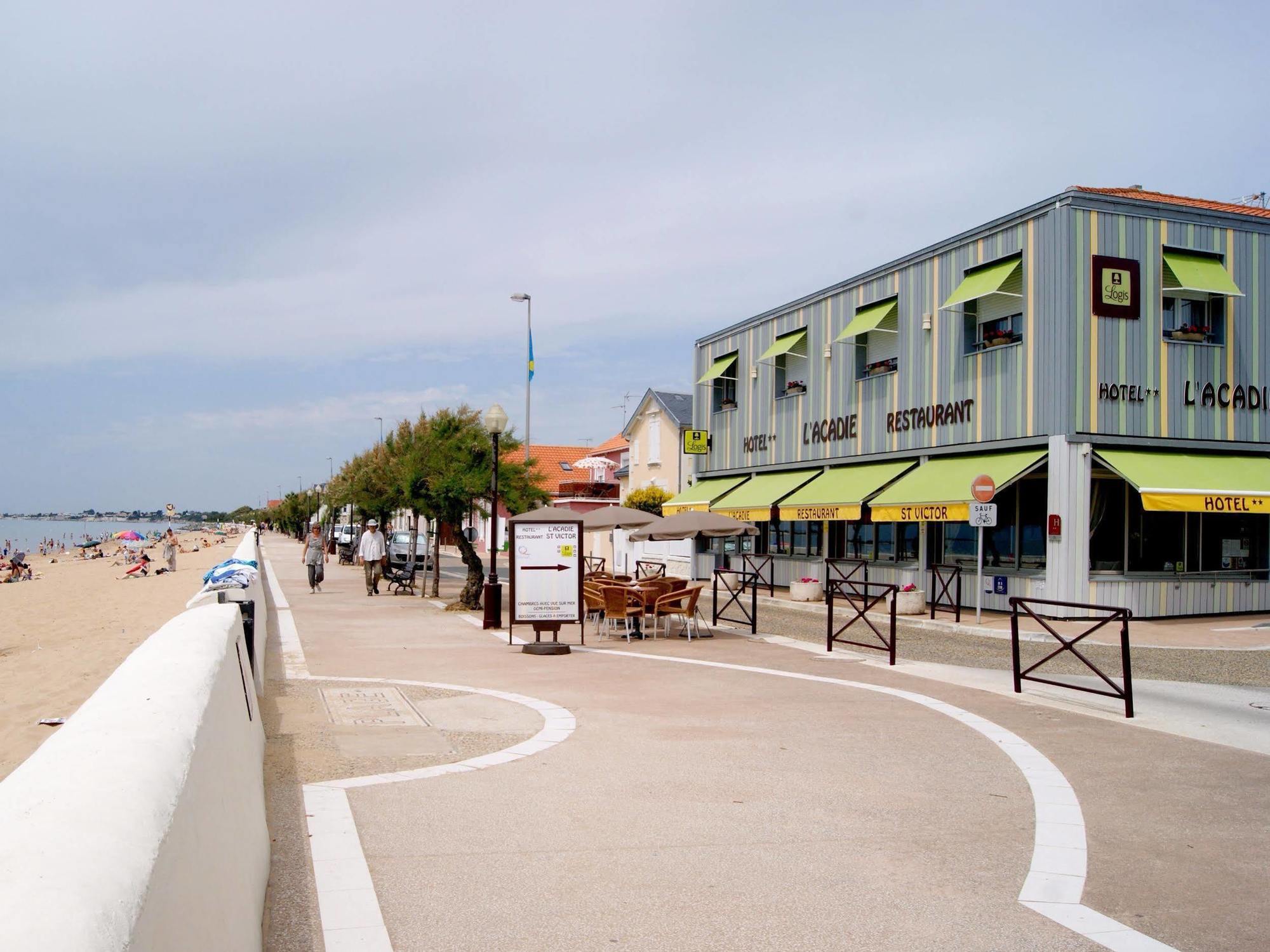 Acadie Saint Victor - Hotel Restaurant - Face Mer - Chatelaillon Plage Εξωτερικό φωτογραφία